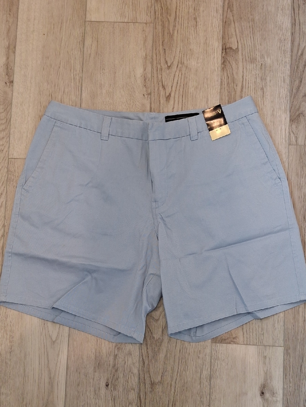 VIntage Venezia Light Blue Cotton Shorts